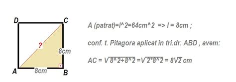Diagonala Patratului Formula