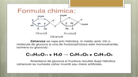 Formula Chimica Zahar