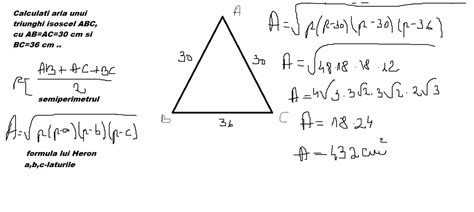 Formula Triunghi Isoscel