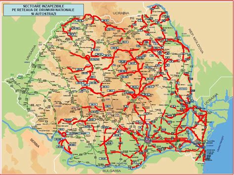 Harta Drumuri Nationale