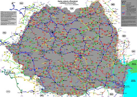 Harta Drumuri Romania