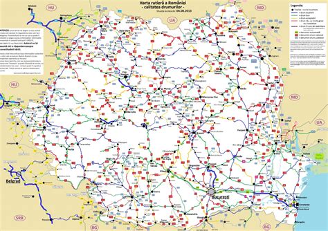 Harta Rutiera A Romaniei 2020