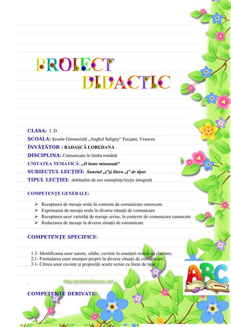 Proiect Didactic Online