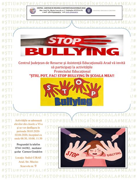 Proiect Educational Bullying